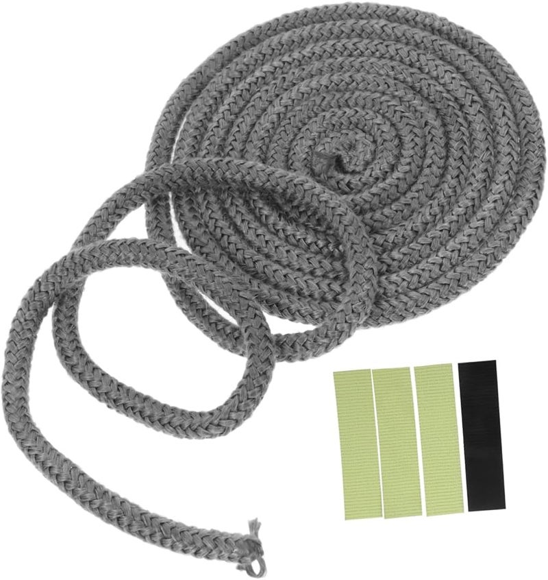 Balacoo Fireplace Seal Rope High Temperature Fiberglass Gasket Stove Door Replacement Seal 1 Roll - Image 1